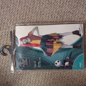 Nightmare Before Christmas Sally Costume - Child Small 4 - 6 - Dress & Wig only